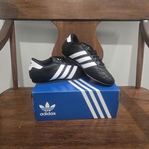 Adidas Black and White Athletic Shoes